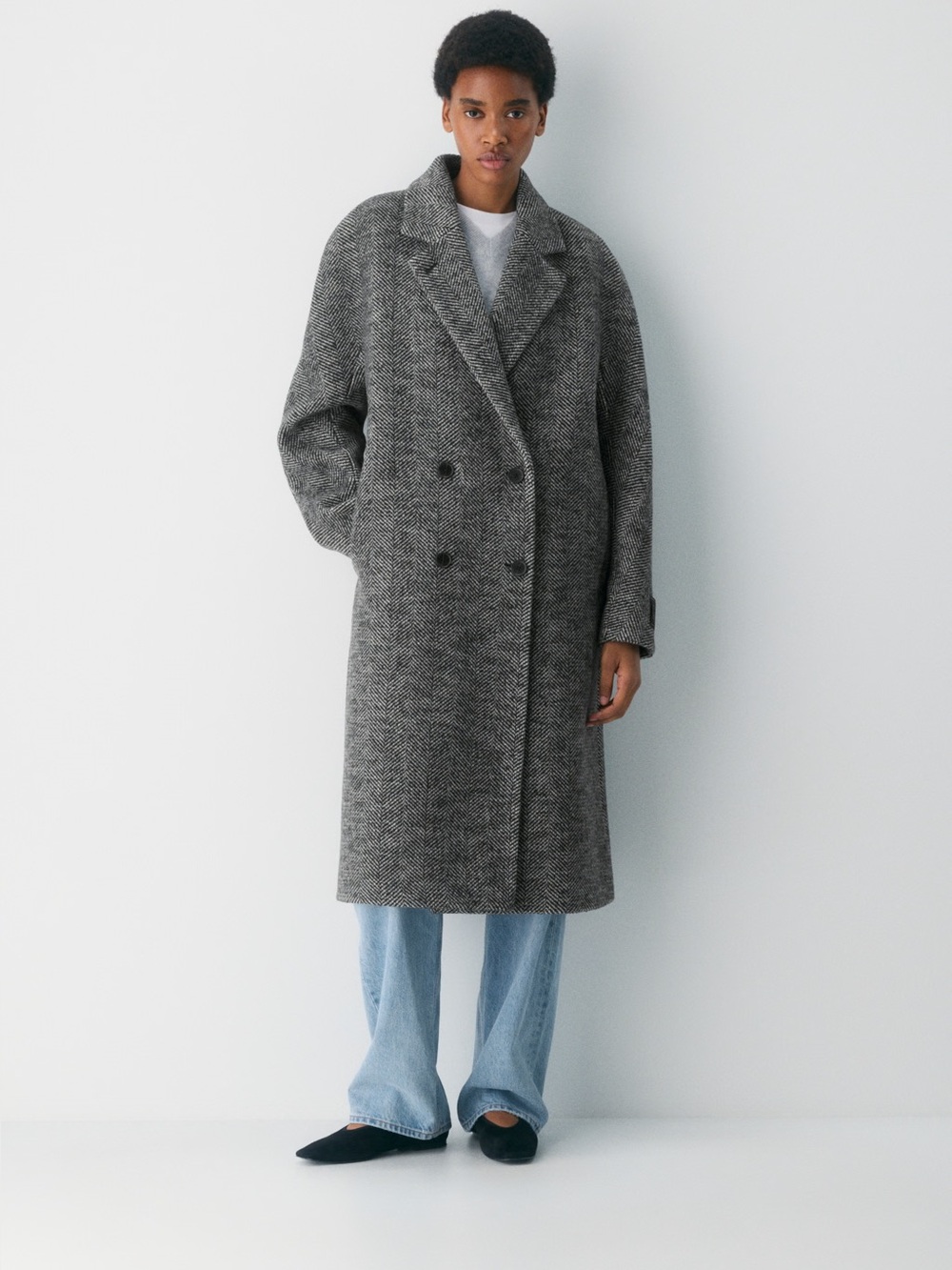 Aritzia Babaton The Slouch™ Coat - Soft Wool Cashmere